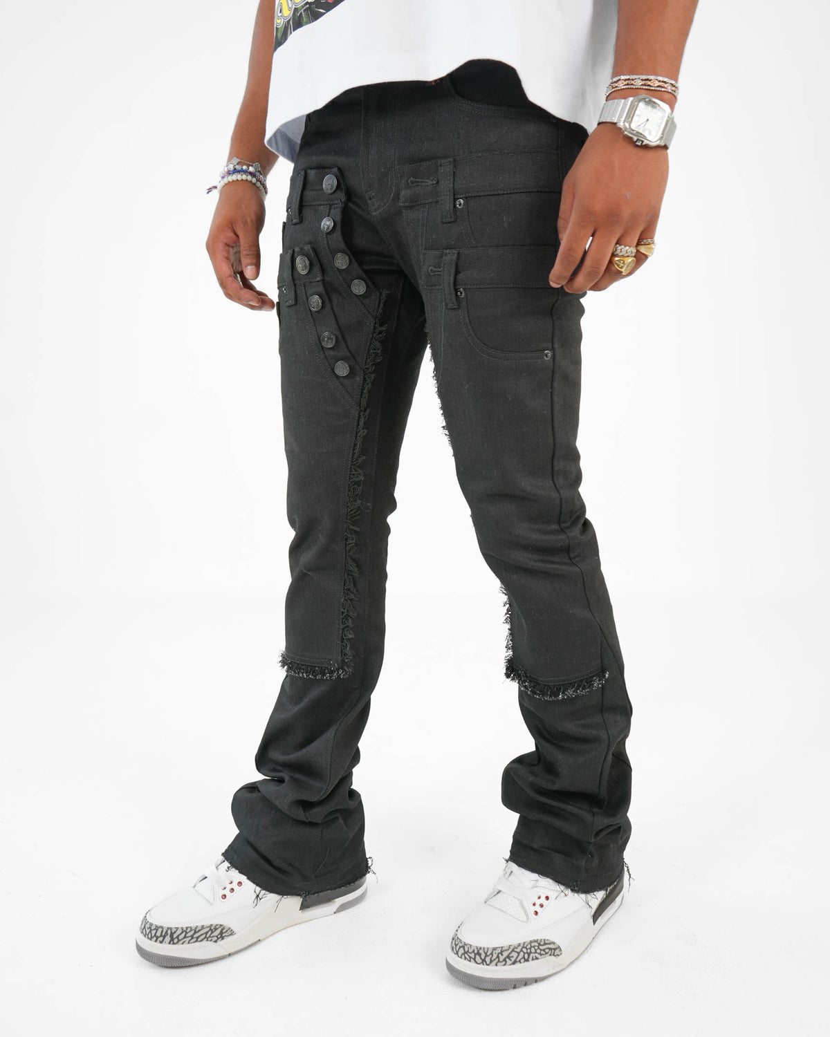 TripleCross Waistband Denim Jean