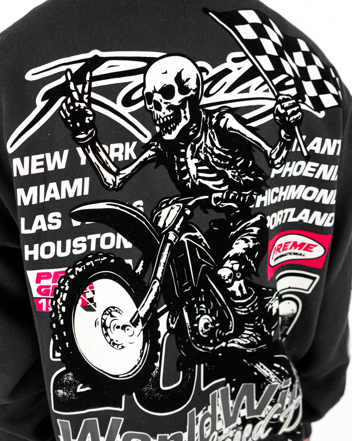 Devils Racing Black Crewneck