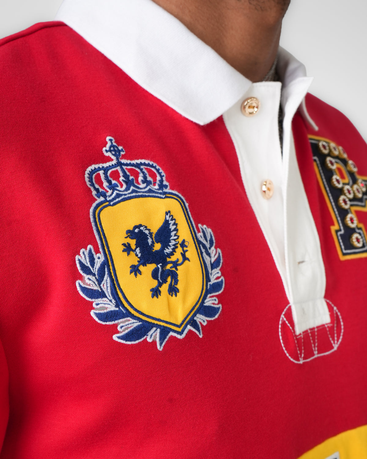 Valor Club Red Long Sleeve Polo