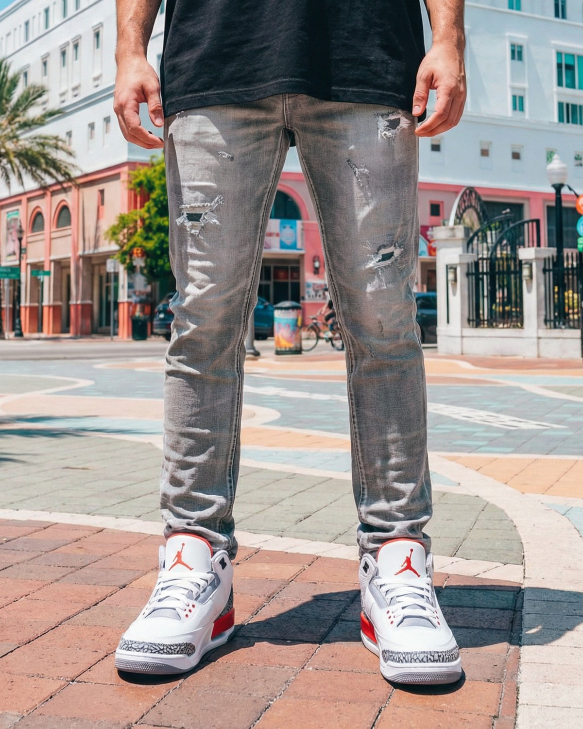 Ashline Grey Denim Jean