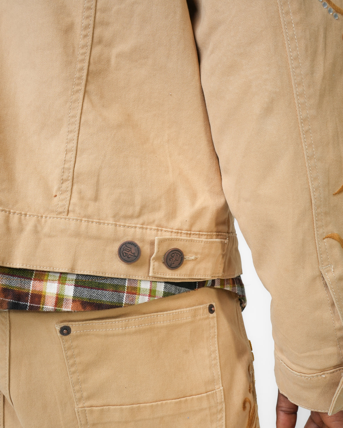 Pearl Bloom Denim Jacket