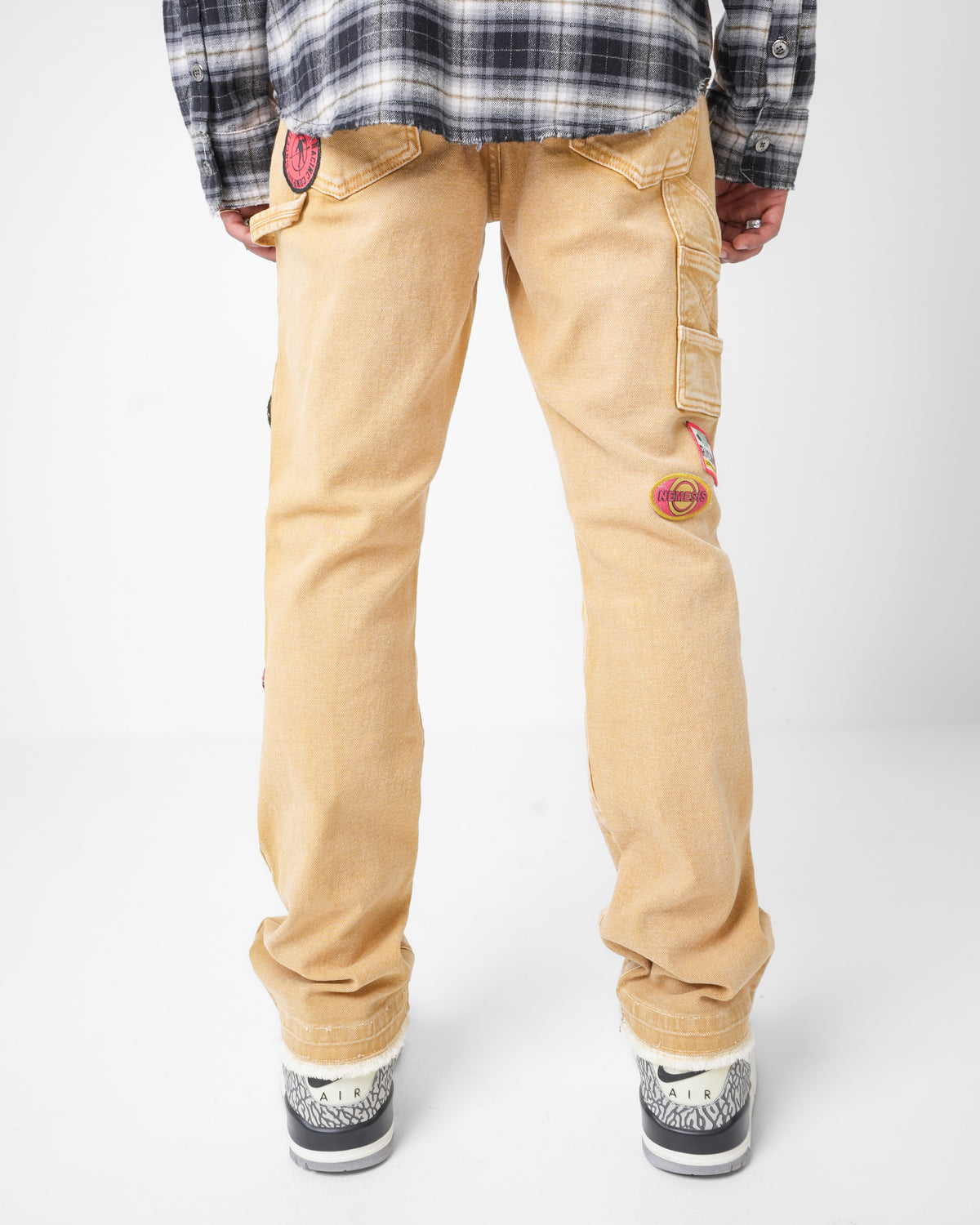 Nemesis Patchwork Circuit Beige Denim