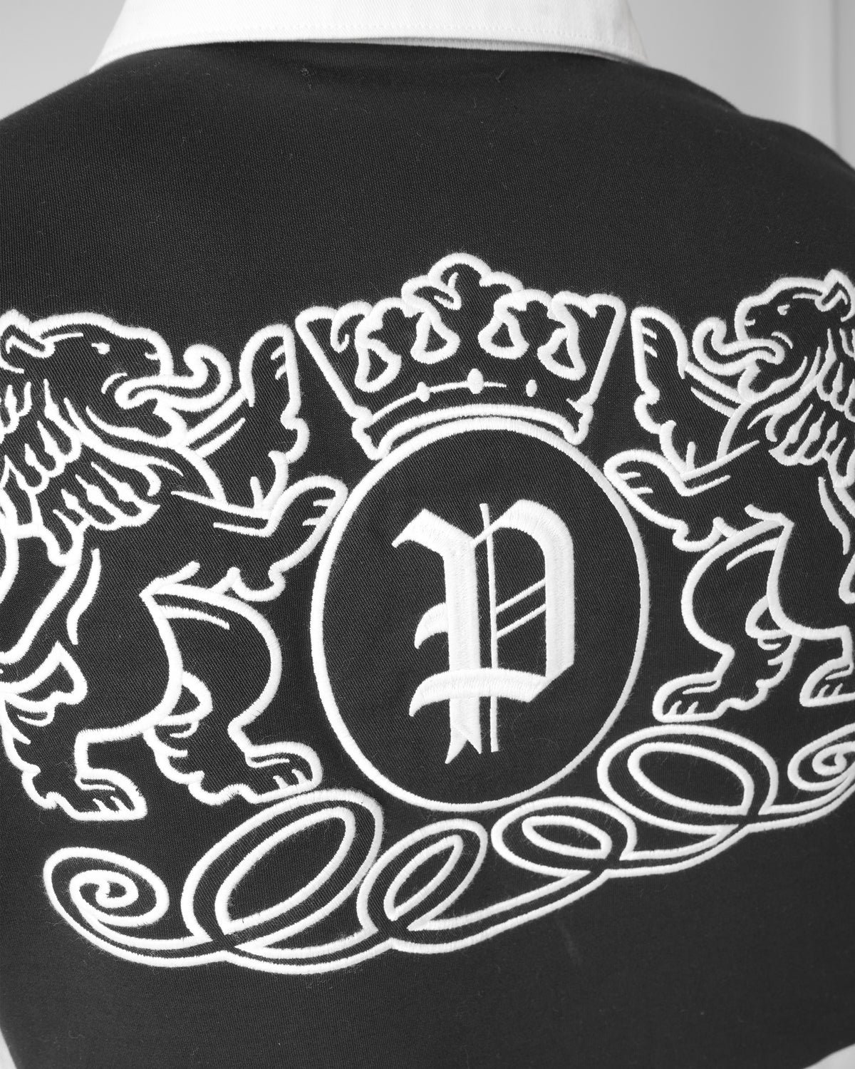 Wrath Division Black Long Sleeve Polo