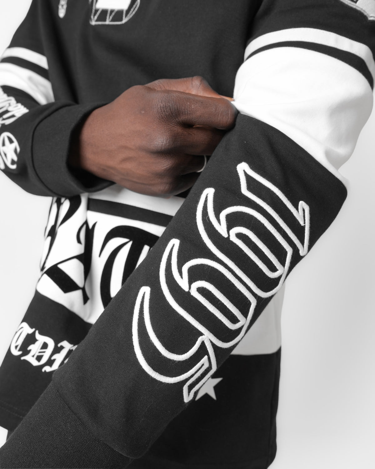 Wrath Division Black Long Sleeve Polo