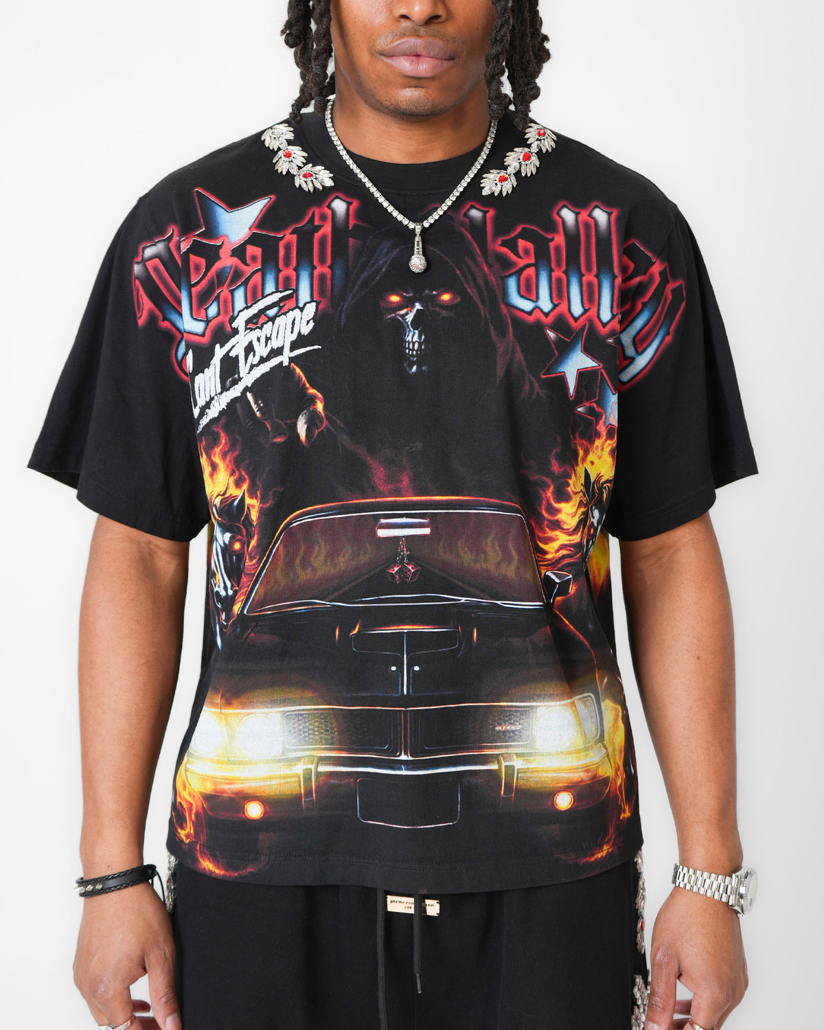 Death Valley Run Stoned Black T-Shirt