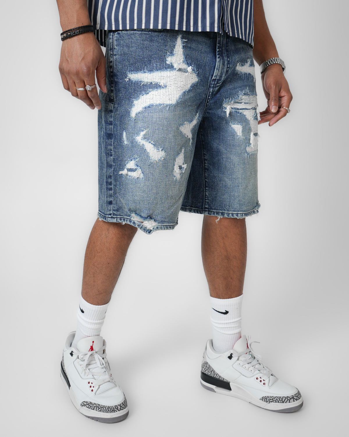 Breakline Indigo Denim Short