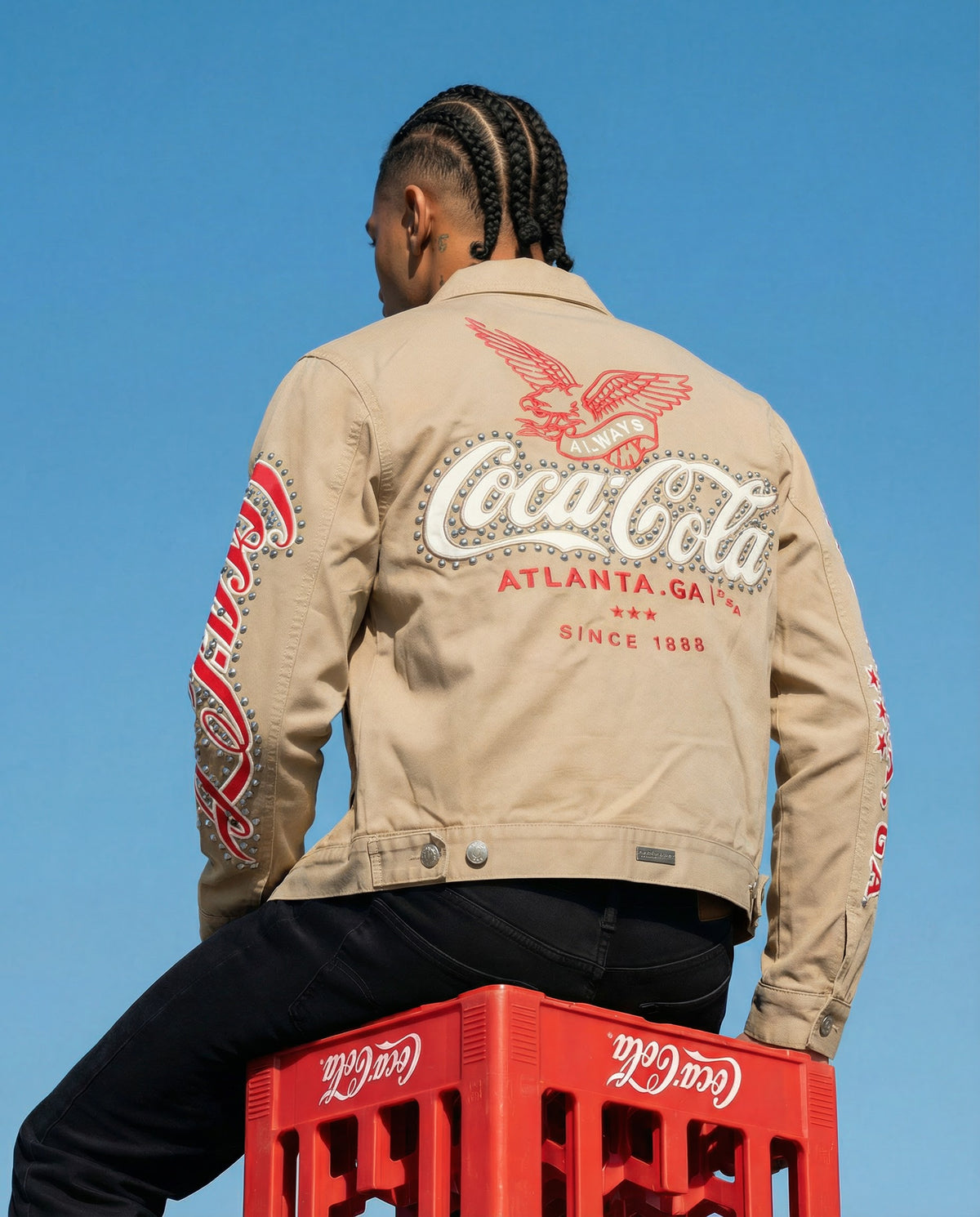 Coca-Cola Legacy Tan Jeweled Jacket