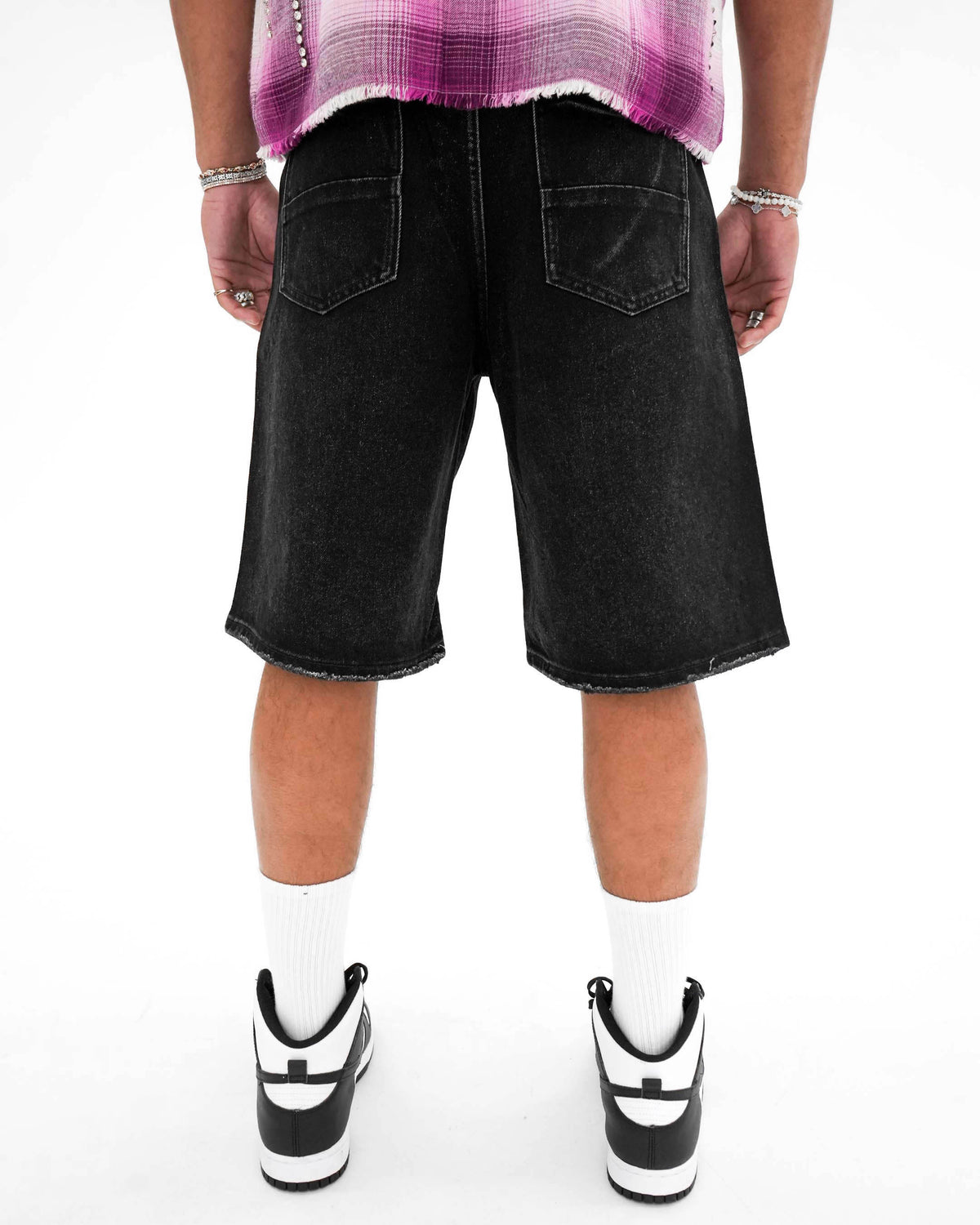 Lightstrike Stoned Black Denim Shorts