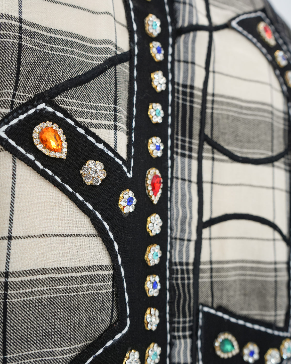 Eternal Ascension Khaki Plaid Sleeveless Shirt