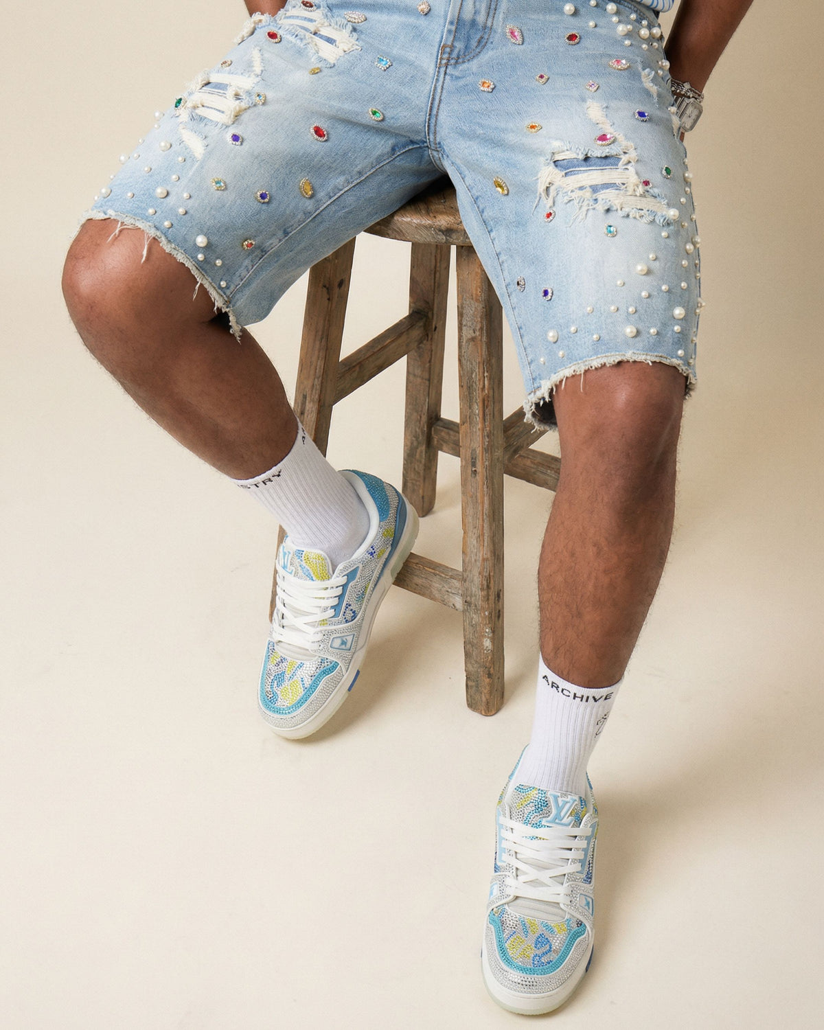 Pearlfield Indigo Denim Short