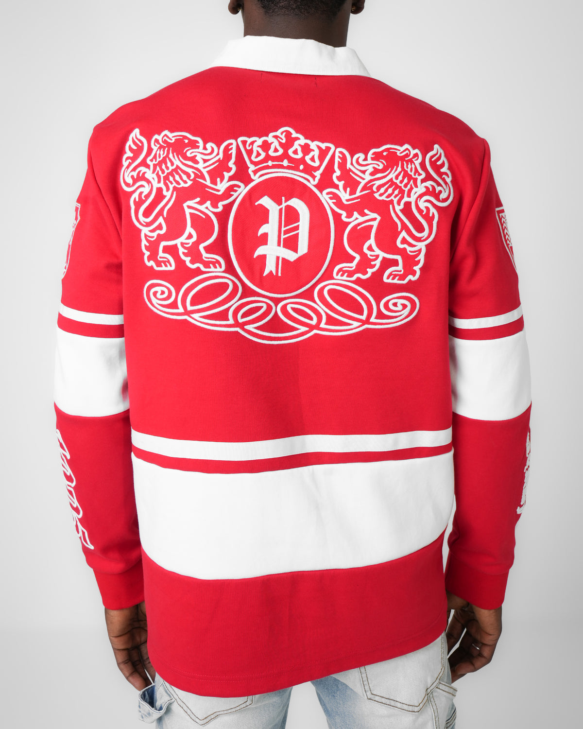 Wrath Division Red Long Sleeve Polo