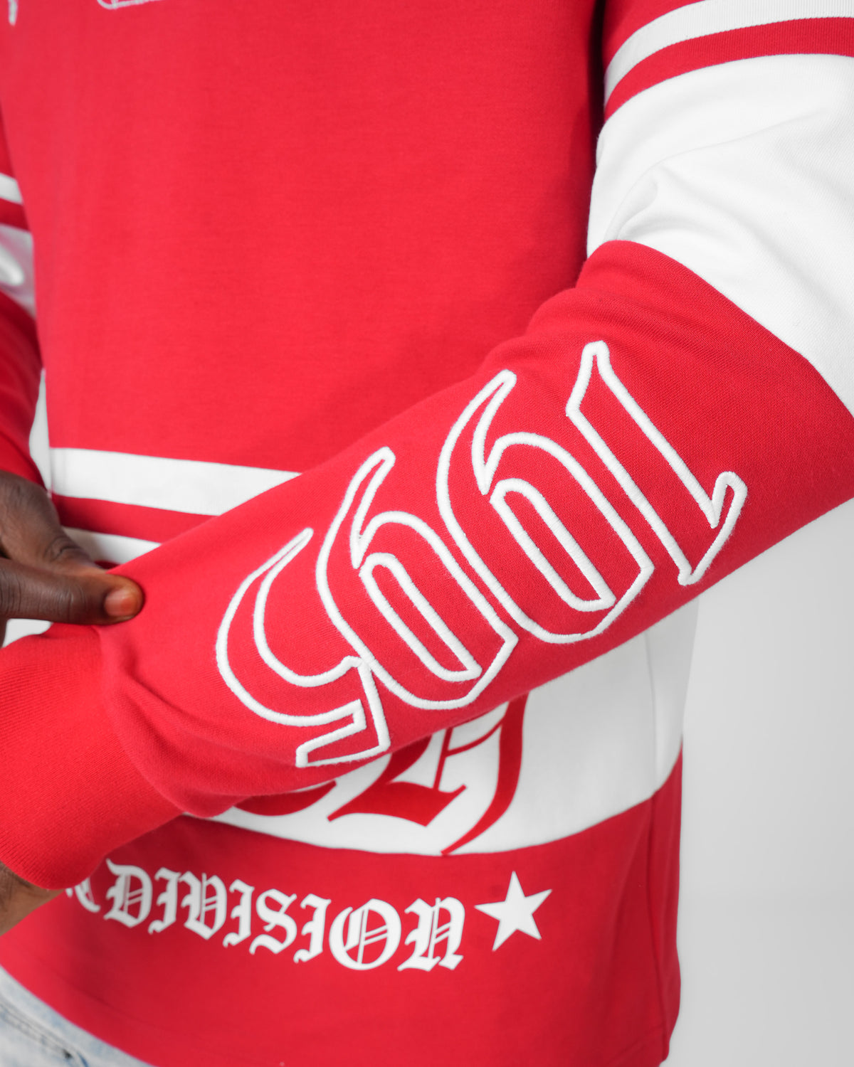 Wrath Division Red Long Sleeve Polo