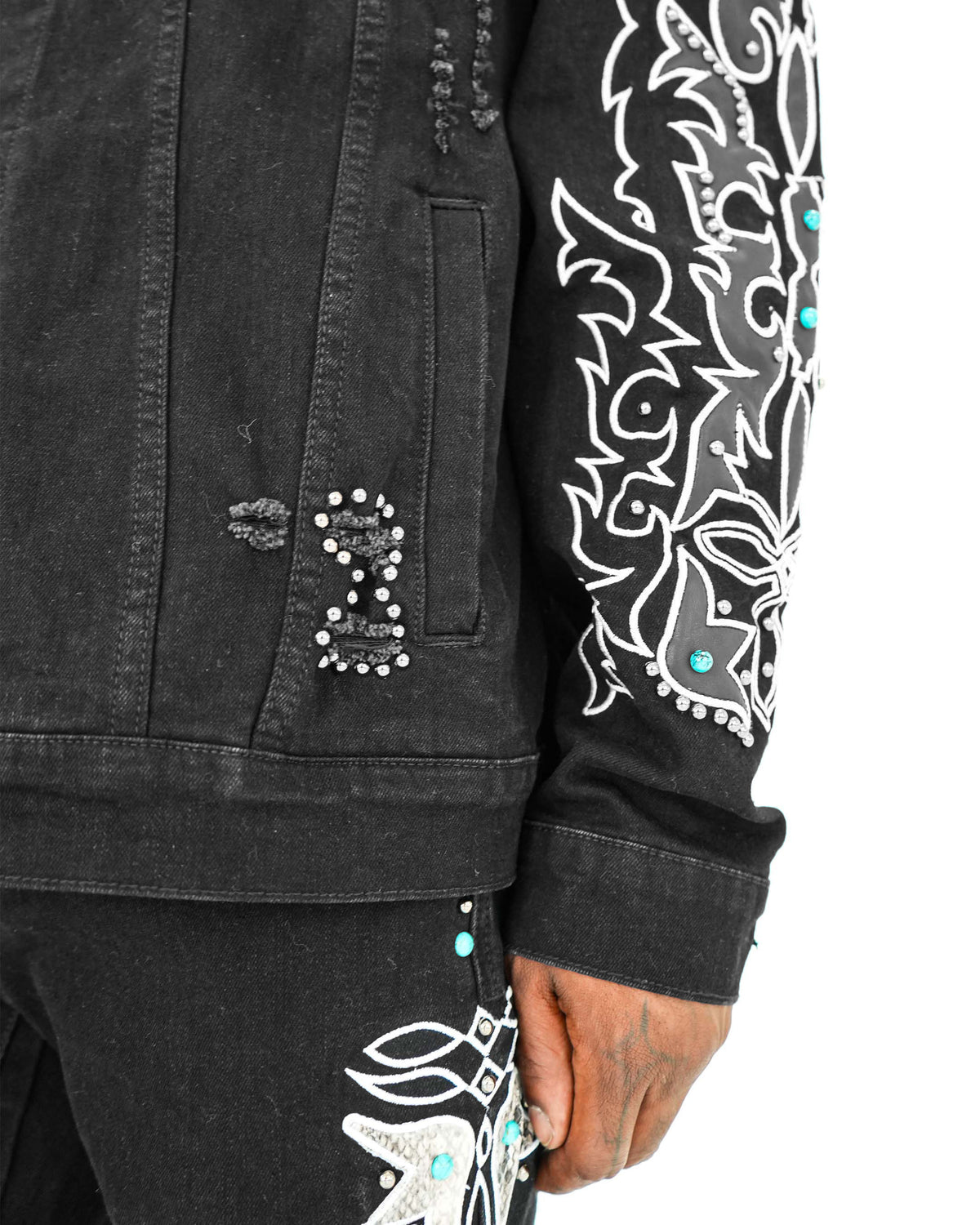 Wild Frontier Black Denim Jacket