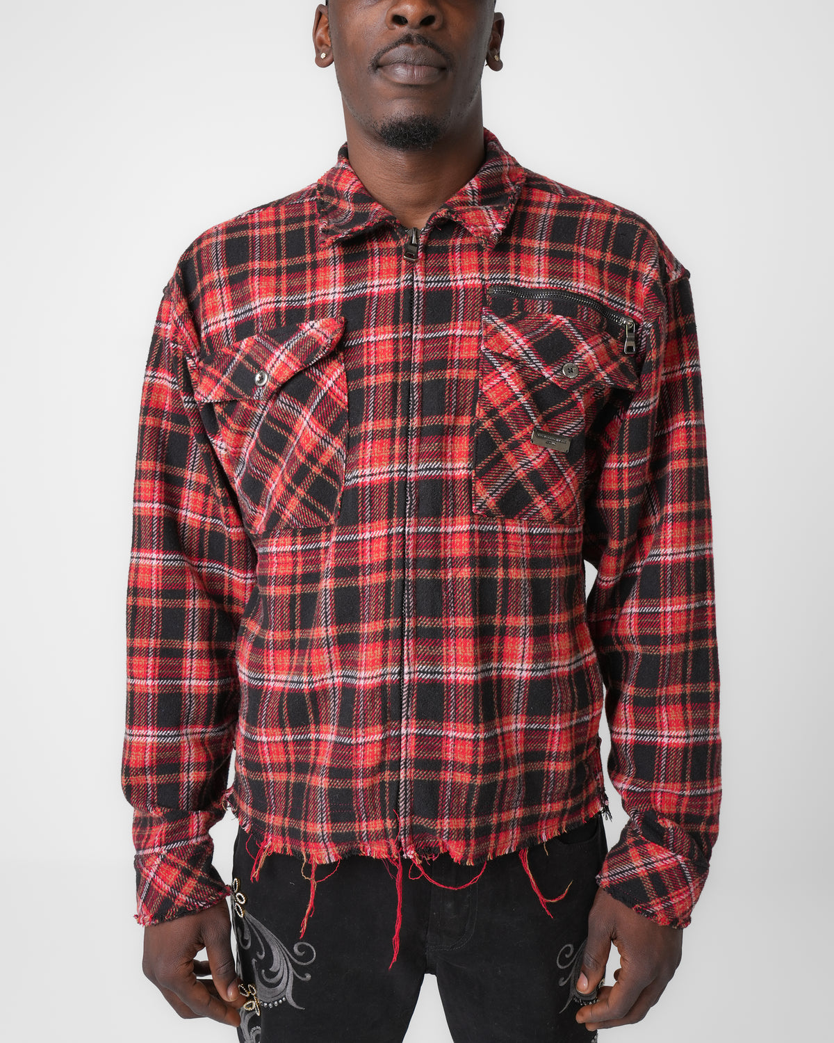 Archangel Crest Bloodwood Flannel Jacket