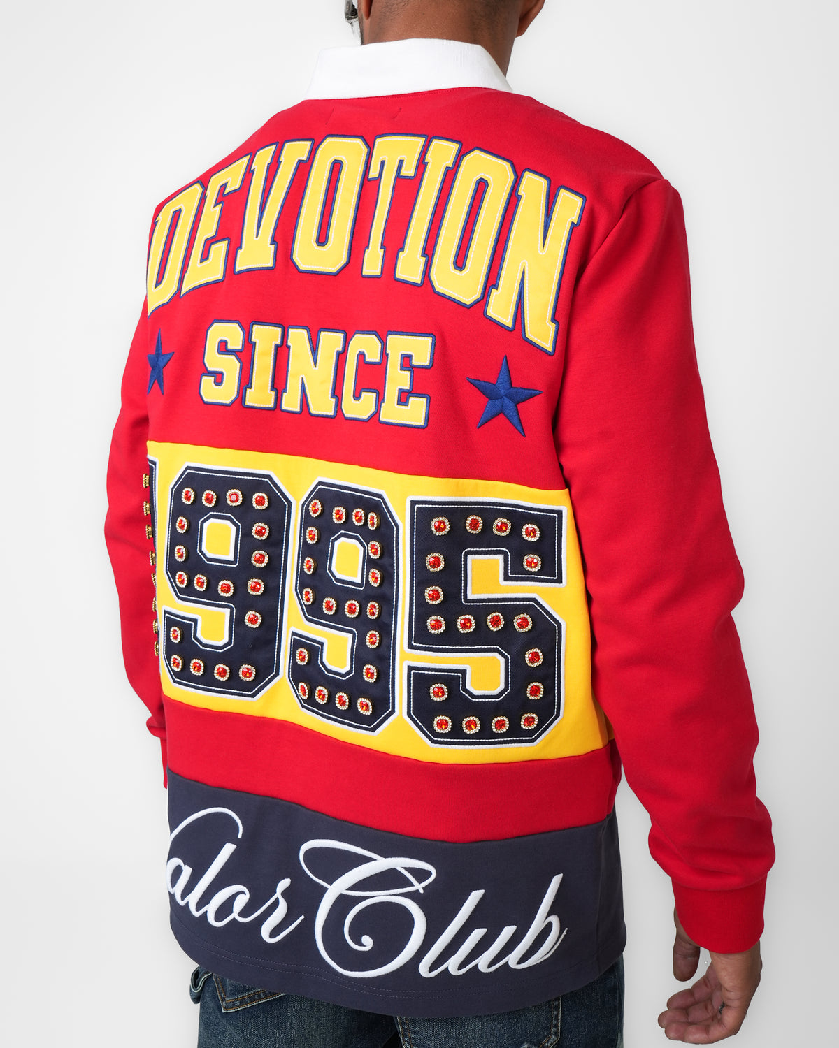 Valor Club Red Long Sleeve Polo
