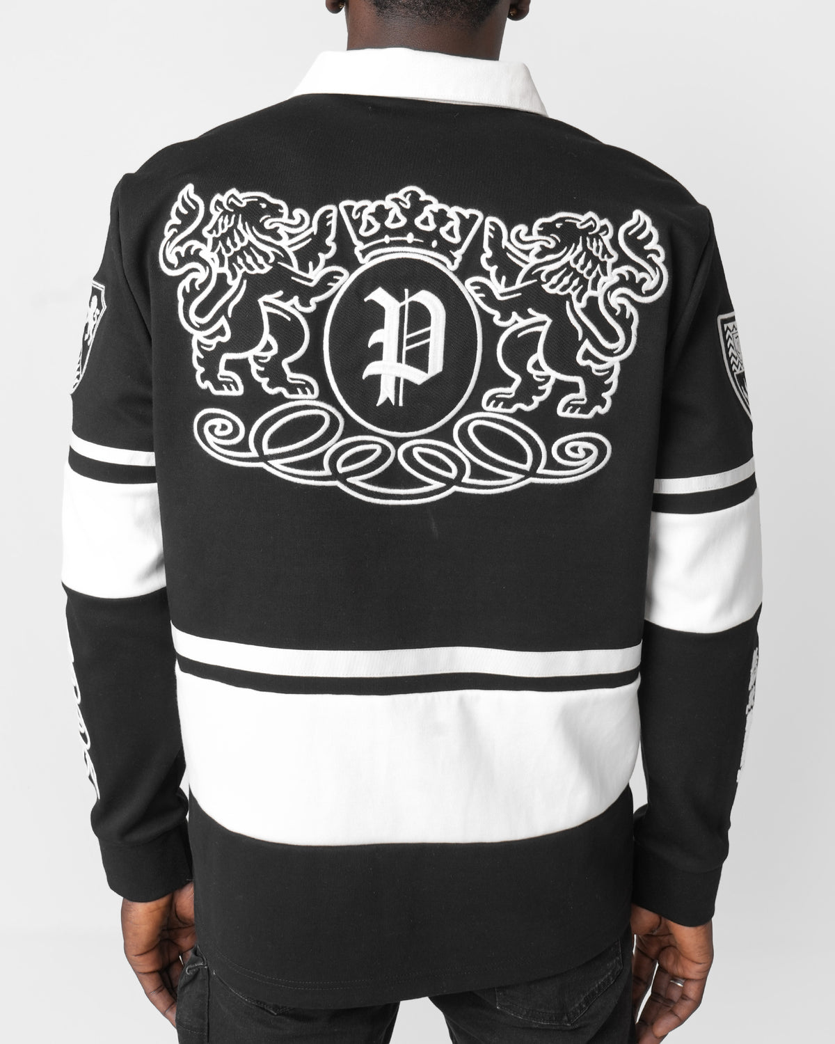 Wrath Division Black Long Sleeve Polo