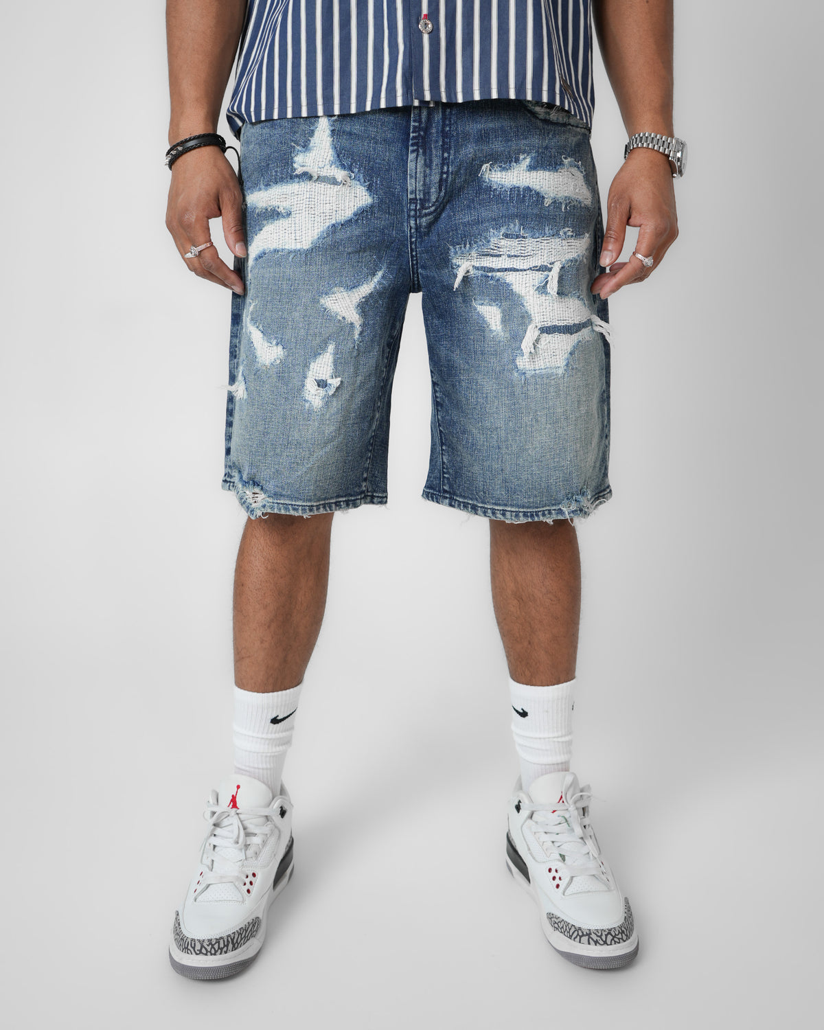 Breakline Indigo Denim Short