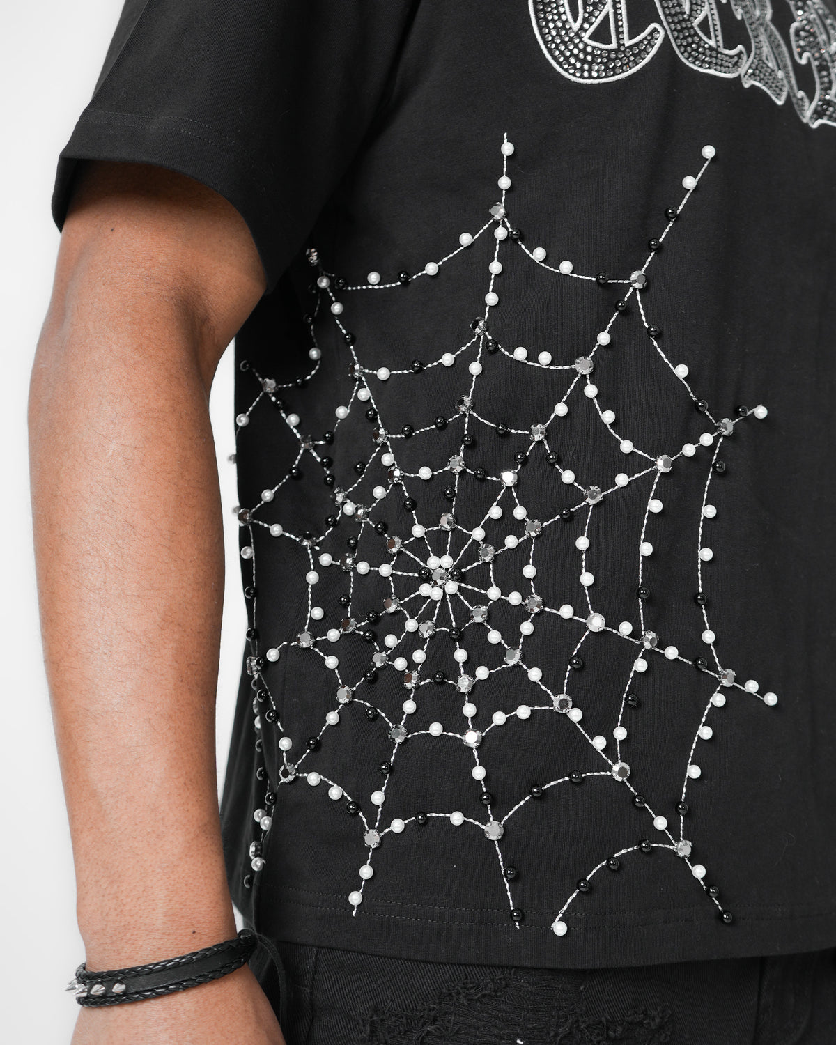 Terror Webbing Crystal Black T-Shirt