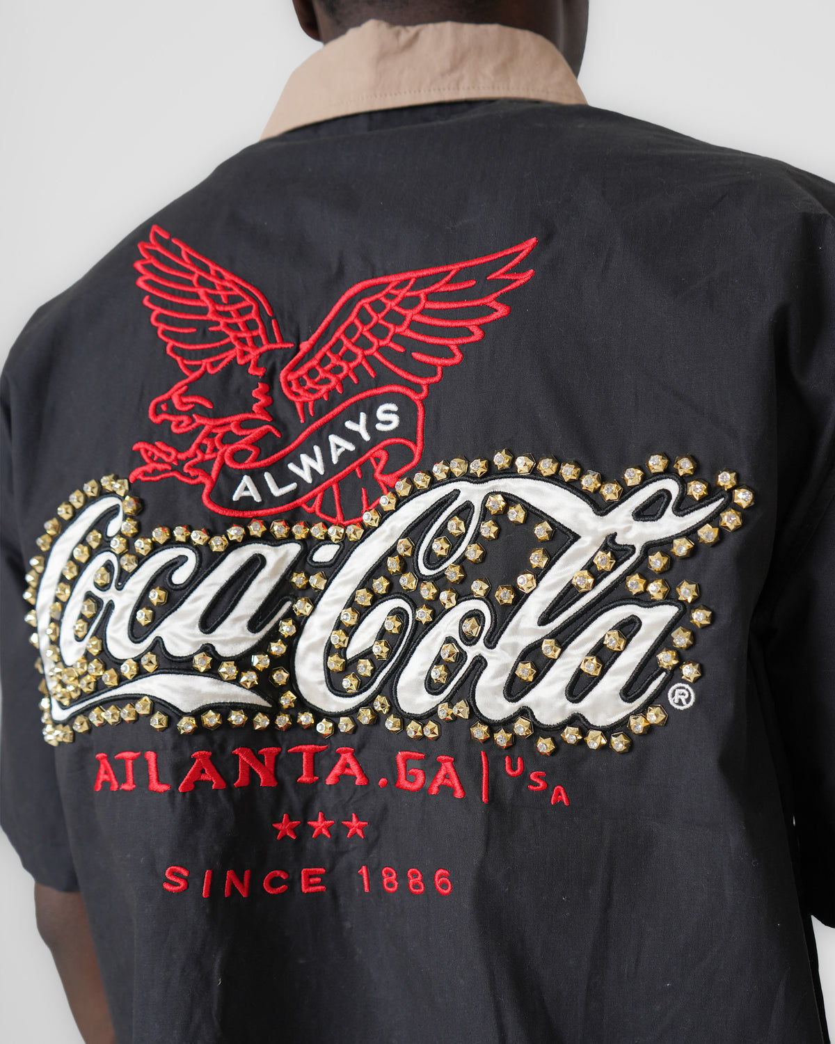 Coca-Cola Old Bodega Black Mechanic Shirt