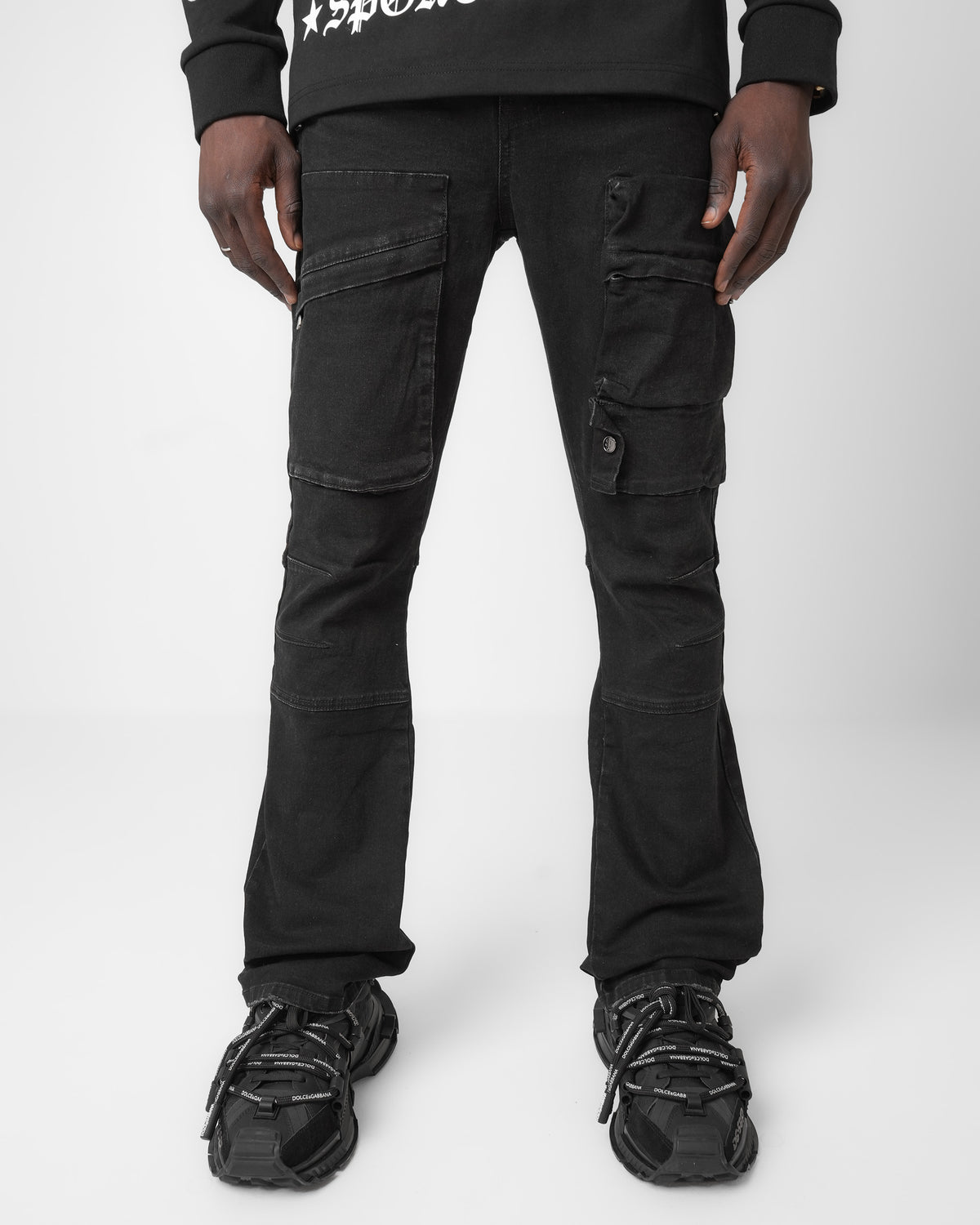 Hardpoint Black Cargo Denim