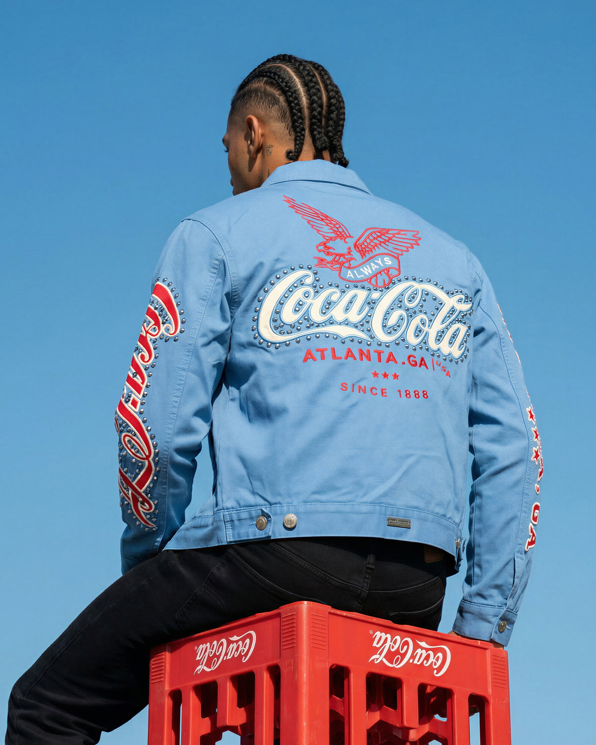 Coca-Cola Legacy Sky Blue Jeweled Jacket
