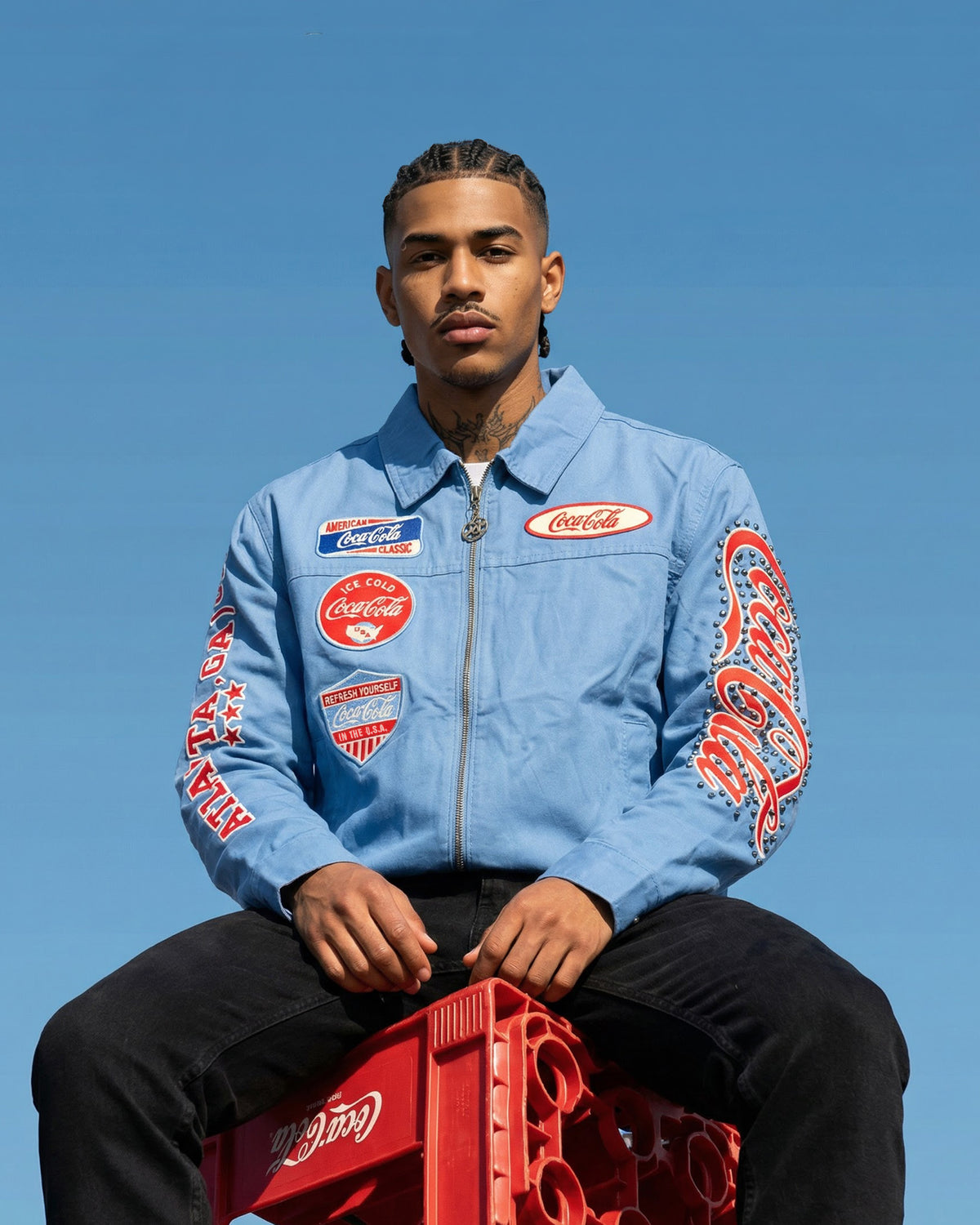 Coca-Cola Legacy Sky Blue Jeweled Jacket