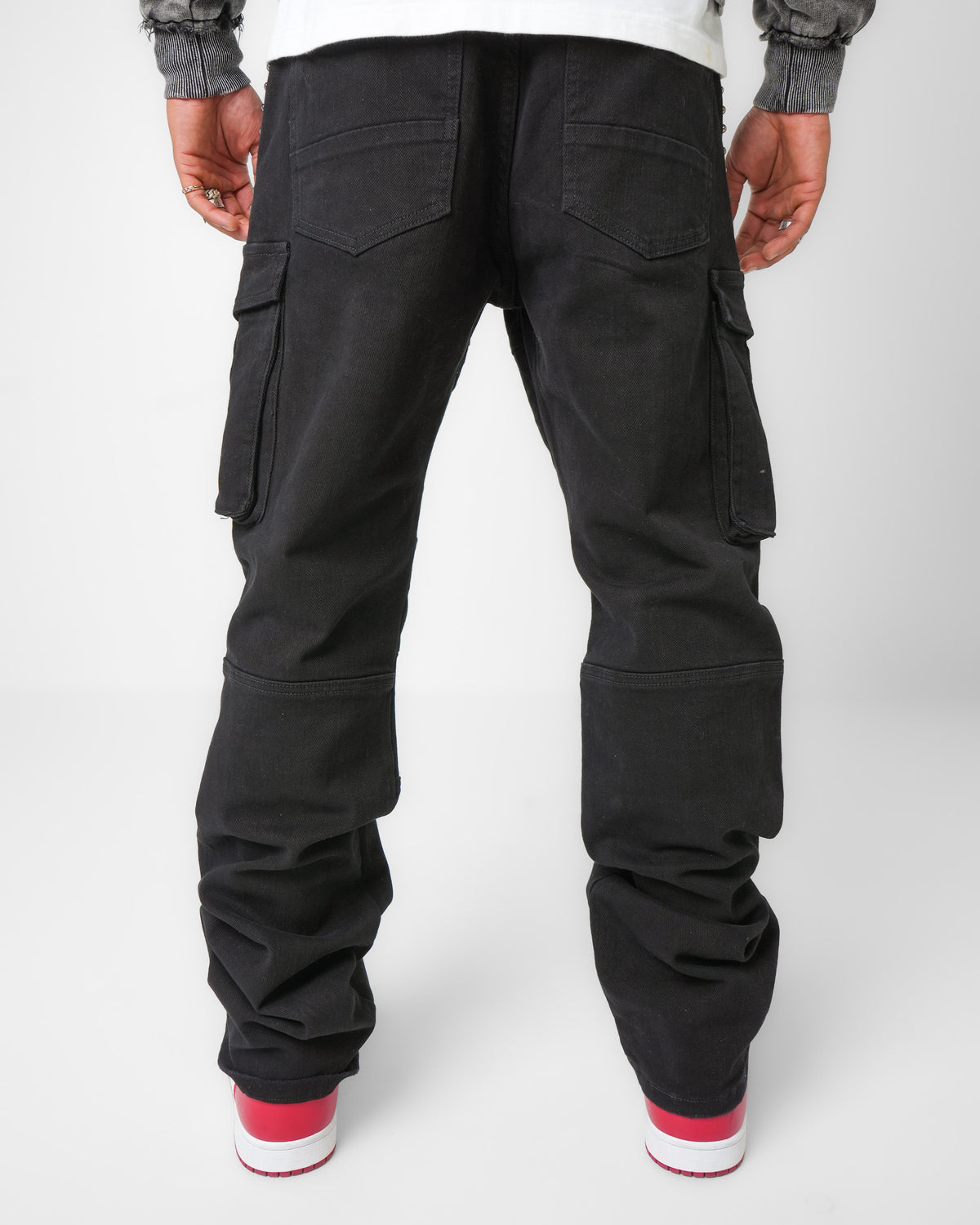 Flight Command Black Cargo Denim