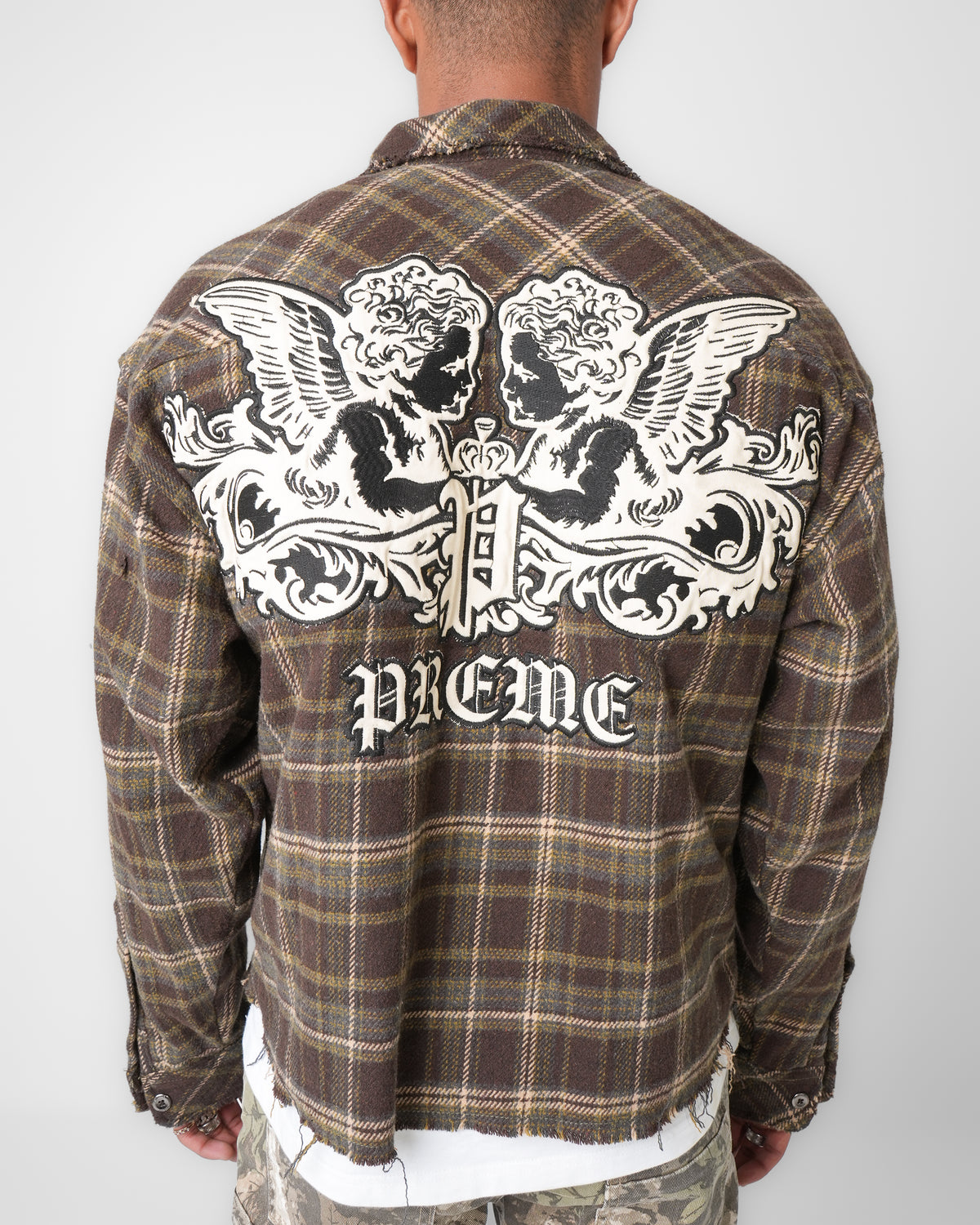 Archangel Crest Dark Oak Flannel Jacket