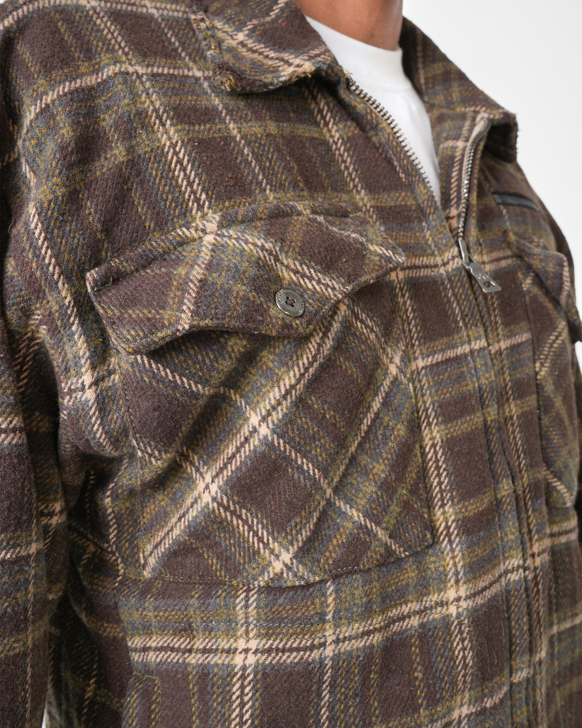 Archangel Crest Dark Oak Flannel Jacket