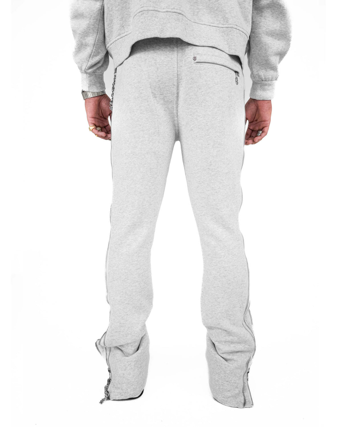 Ash Eclipse Zipper Sweatpants