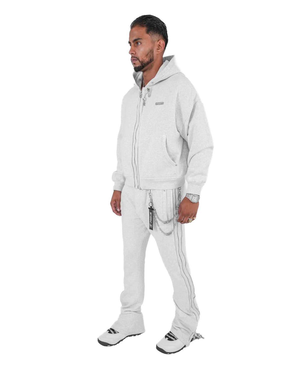 Ash Eclipse Zipper Sweatpants
