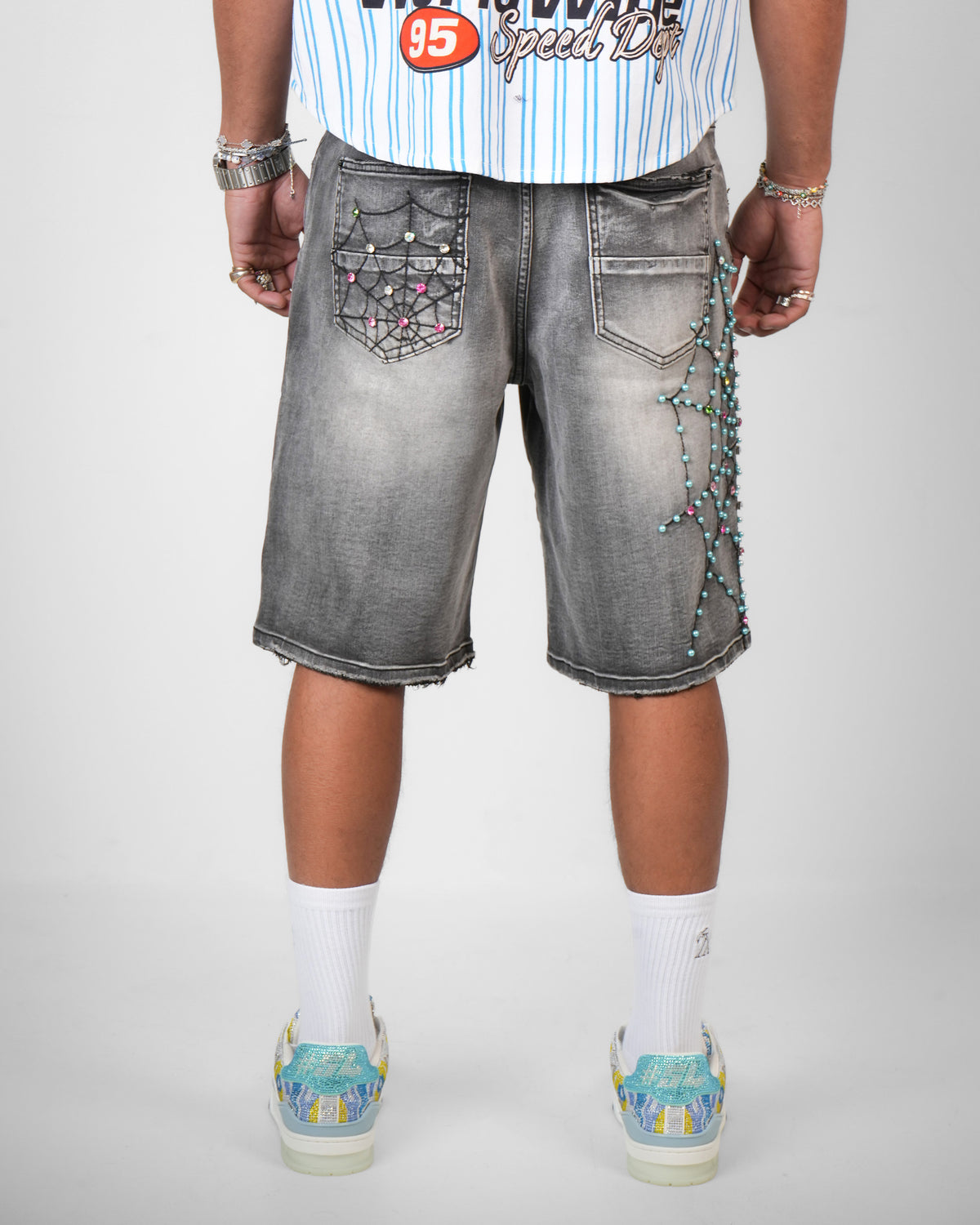 Ash Webstone Grey Denim Short