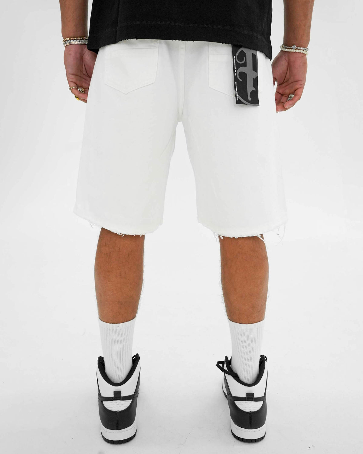Lightstrike Stoned White Denim Shorts