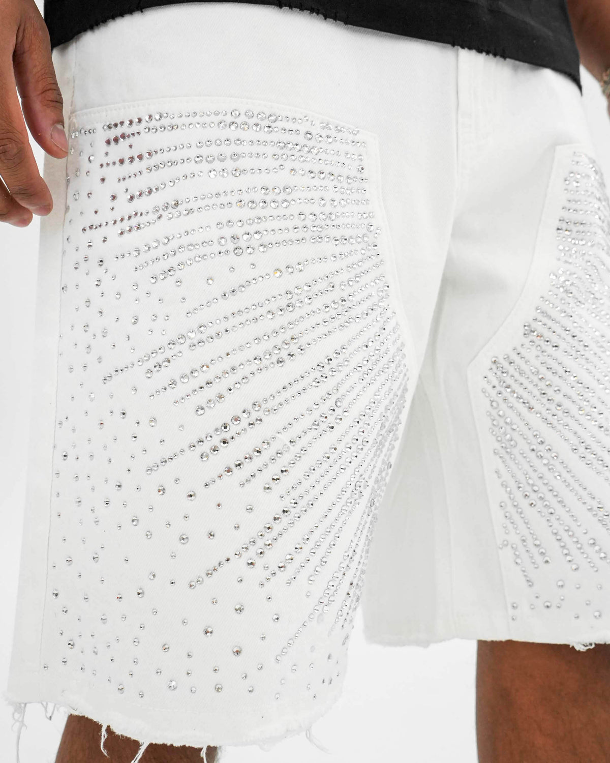 Lightstrike Stoned White Denim Shorts
