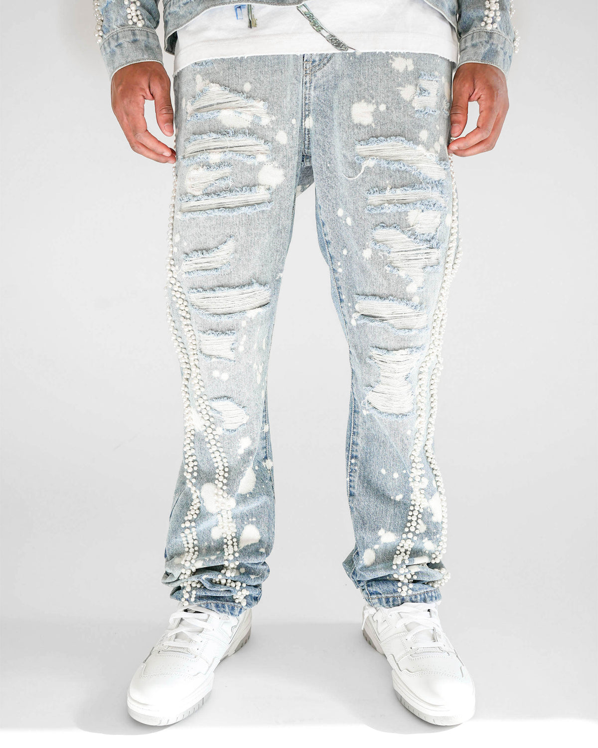 Preme Devotion Pearl Light Indigo Denim Jean