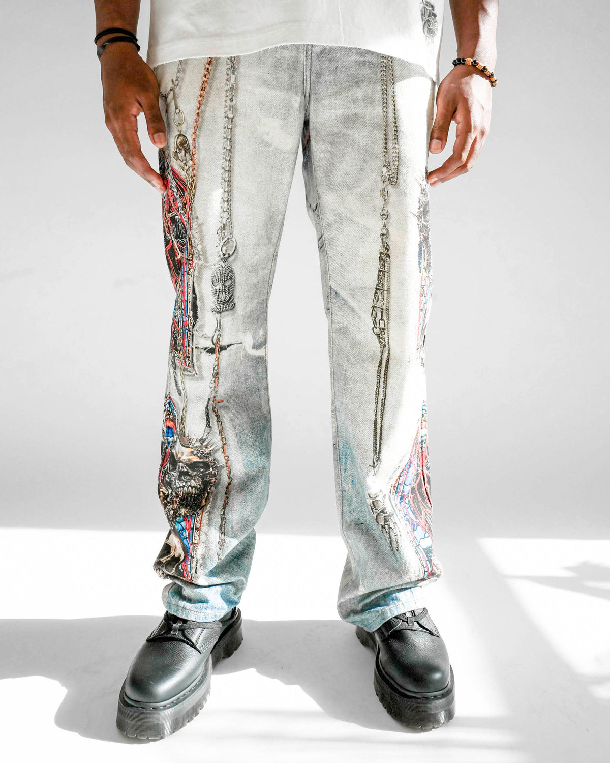Preme Purgatory Chains Light Indigo Denim Jean