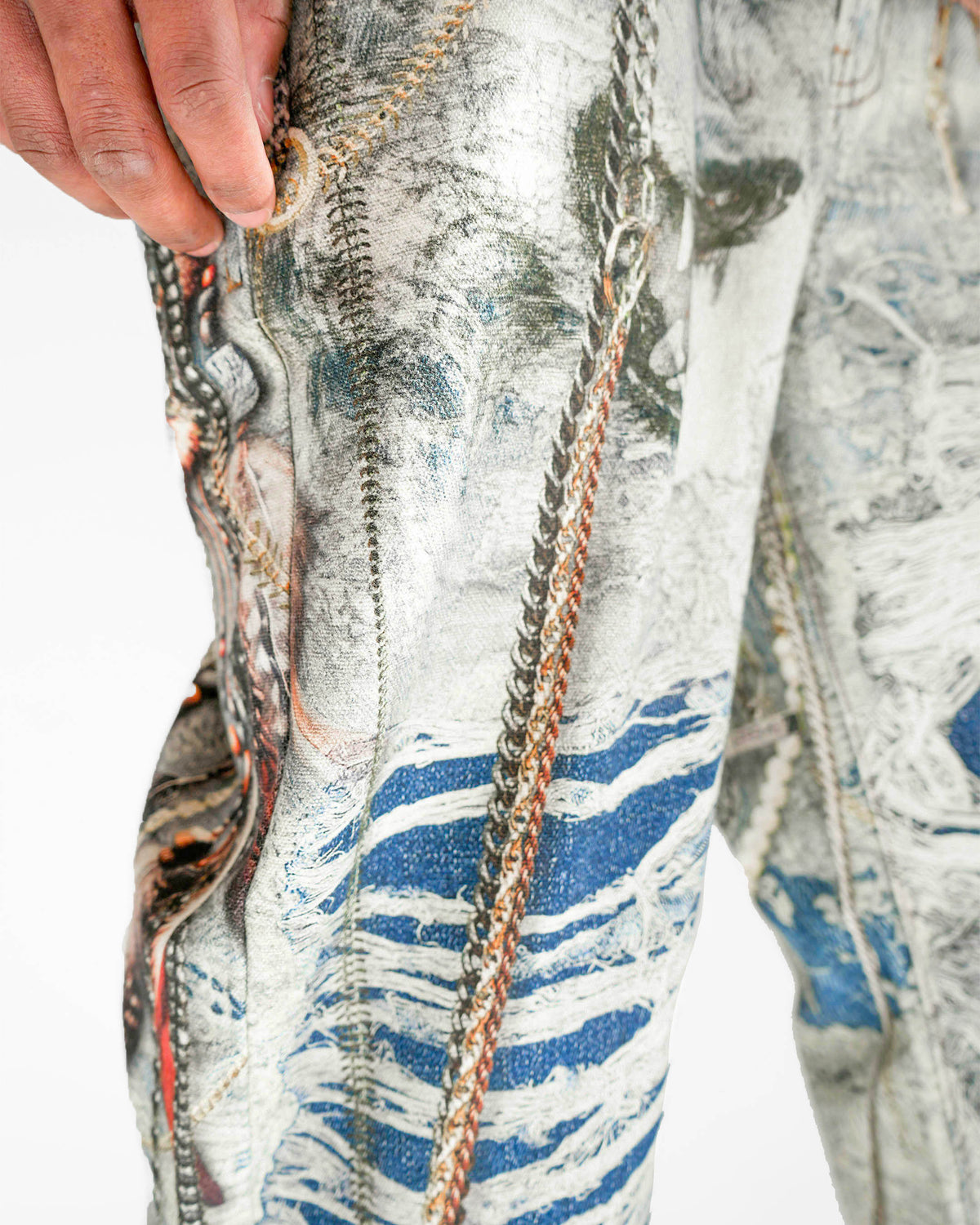 Preme Unchained Fury Indigo Denim Jean
